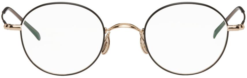 Yuichi Toyama Black & Gold Tomoe Glasses