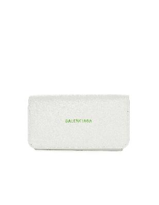 Balenciaga White Leather Case