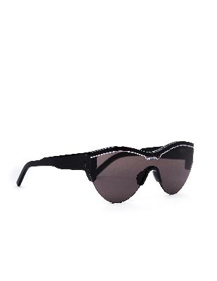 Balenciaga Black Ski Cat Sunglasses