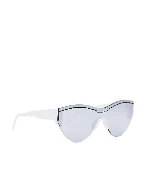 Balenciaga Mirrored Lenses Ski Cat Sunglasses