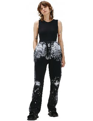 Balenciaga Black Contrast Painted Sweatpants