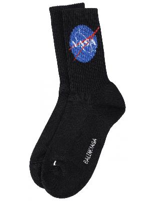 Balenciaga Space black socks Nasa