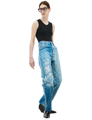 Doublet Photo Print Jeans