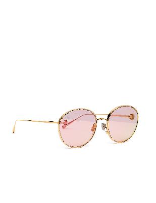 Doublet Pink Round Sunglasses
