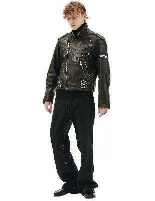 Enfants Riches Deprimes Shooting gallery leather jacket