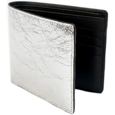 Maison Margiela Silver Leather Wallet
