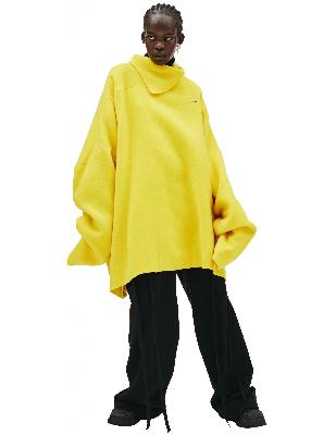 Raf Simons Yellow oversized sweatshirt