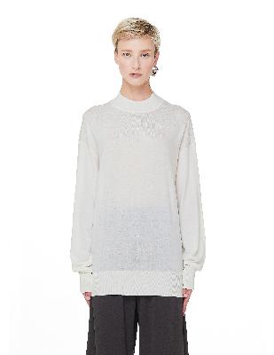 The Row White Wool & Cashmere Taryn Sweater