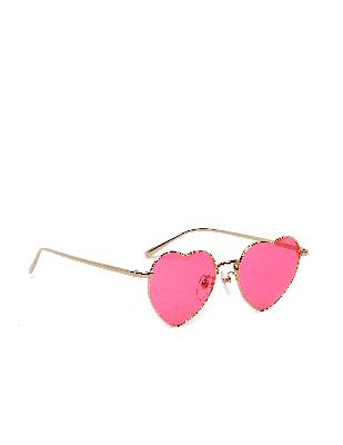 Undercover Pink Heartshaped Sunglasses