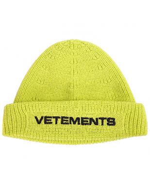 VETEMENTS Logo Rib-knit hat