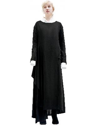 Yohji Yamamoto Dress With Asymmetric Hem