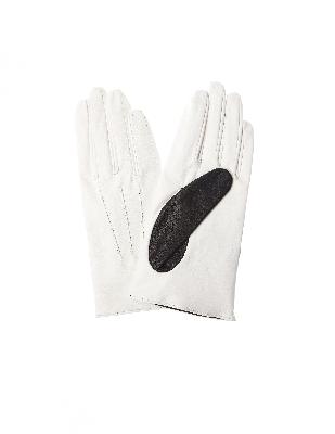 Yohji Yamamoto White Leather Gloves