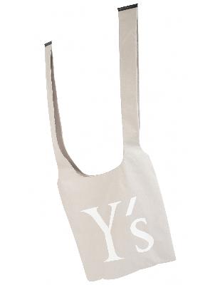 Y's Beige Logo Tote bag