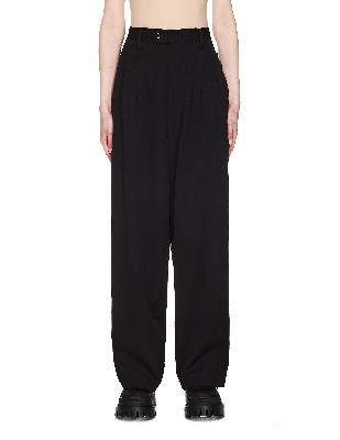 Y's Wool Pleated Trousers