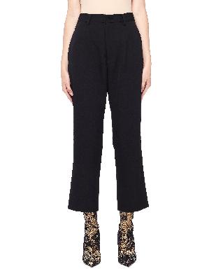 Y's Cropped Wool Trousers